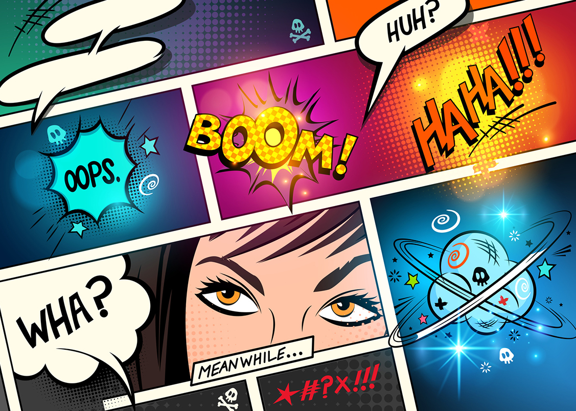 Gli elementi tipici del fumetto